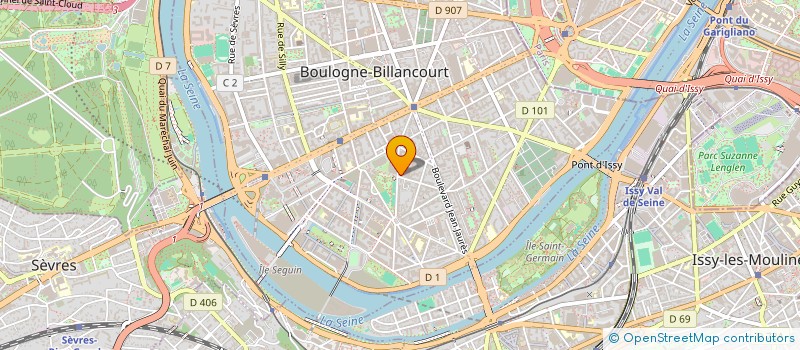 localisation de l'entreprise SCI CECILE à BOULOGNE-BILLANCOURT