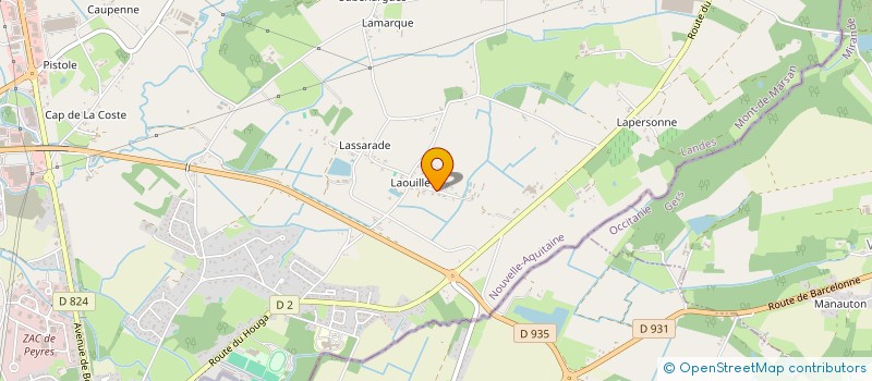 localisation de l'entreprise SCI CECILE  AIRE-SUR-L ADOUR