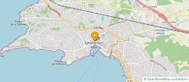 localisation de l'entreprise SCI CECILE à SANARY-SUR-MER