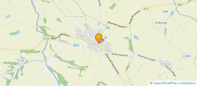 localisation de l'entreprise SCI CECILE  COLOGNE