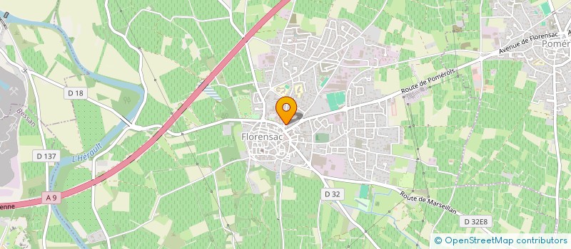 localisation de l'entreprise SCI CECILE  FLORENSAC