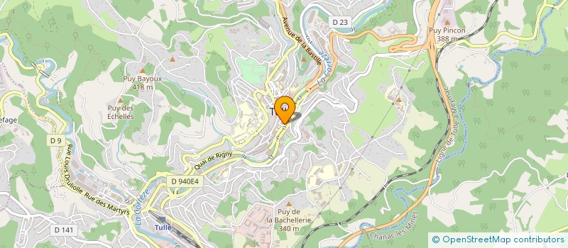 localisation de l'entreprise SCI CECILE  TULLE