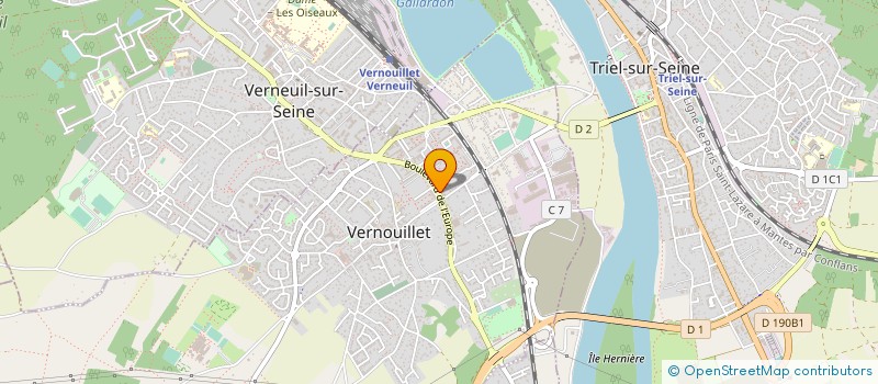 localisation de l'entreprise SCI CECILE BONNEFIS à VERNOUILLET
