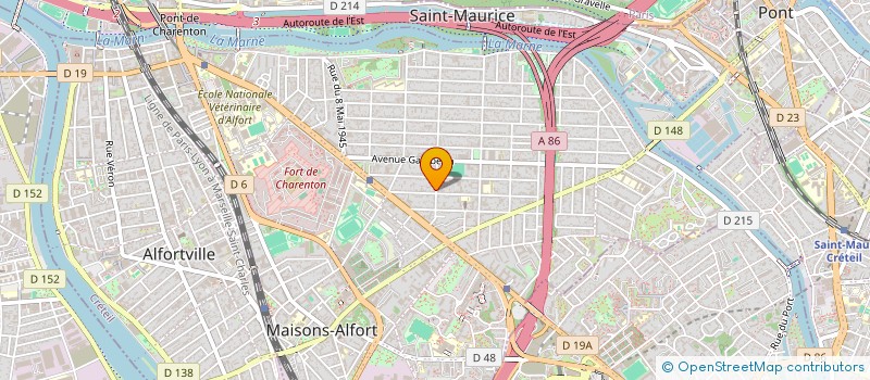 localisation de l'entreprise SCI CECILE CHARENTONNEAU à MAISONS-ALFORT
