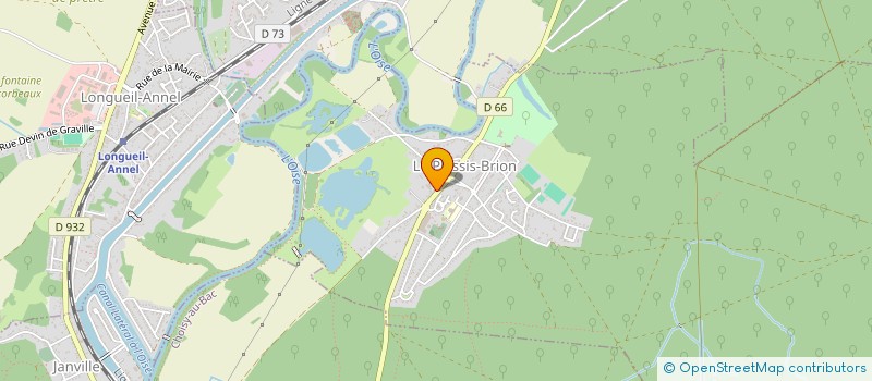 localisation de l'entreprise SCI CECILE LEFEVRE  LE PLESSIS-BRION