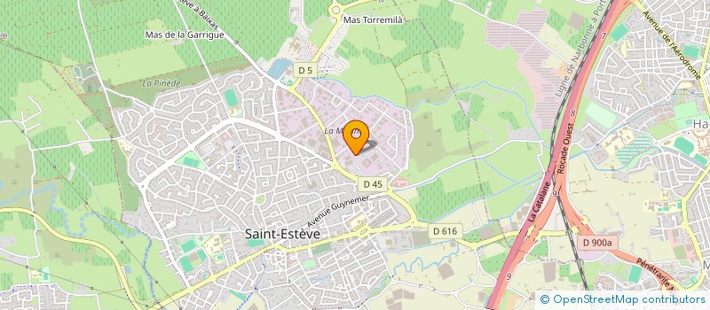 localisation de l'entreprise SCI CECILE SEBASTIEN REMI  SAINT-ESTEVE