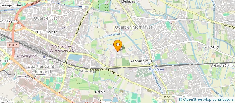 localisation de l'entreprise SCI CECILIA  AVIGNON