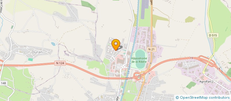 localisation de l'entreprise SCI CECILIA  AUCH