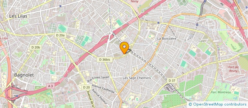 localisation de l'entreprise SCI CECILIA à ROMAINVILLE
