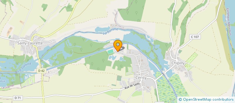 localisation de l'entreprise SCI CECILIA  CAYEUX-EN-SANTERRE