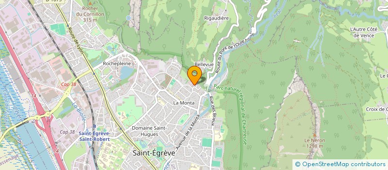 localisation de l'entreprise SCI CECISAND  SAINT-EGREVE