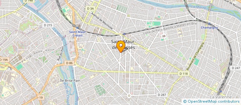 localisation de l'entreprise SCI CECLANA à SAINT-MAUR-DES-FOSSES