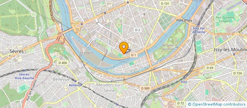 localisation de l'entreprise SCI CECLANG à BOULOGNE-BILLANCOURT