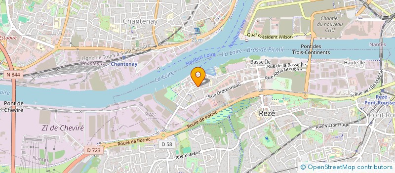 localisation de l'entreprise SCI CECLEPAD  REZE