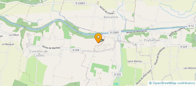 localisation de l'entreprise SCI CECOB  TOULENNE