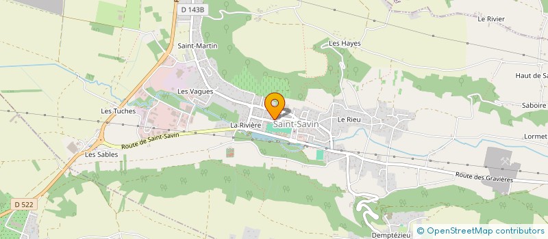 localisation de l'entreprise SCI CECRI à SAINT-SAVIN