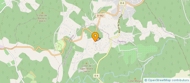 localisation de l'entreprise SCI CECYGILI à SAINT-PAUL-EN-FORET