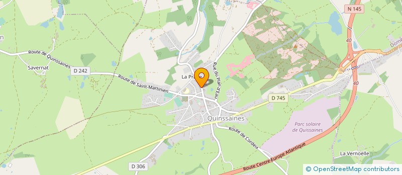 localisation de l'entreprise SCI CED à QUINSSAINES