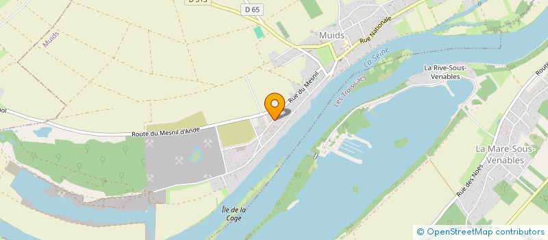localisation de l'entreprise SCI CED FLEURY à MUIDS