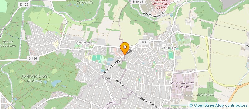 localisation de l'entreprise SCI CED & RIC à COURTRY