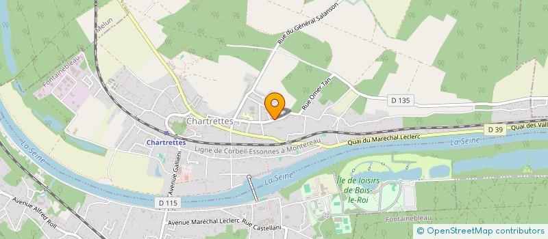 localisation de l'entreprise SCI CED ROUTE DE CANNES  CHARTRETTES