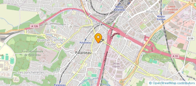 localisation de l'entreprise SCI CEDA 91 à PALAISEAU