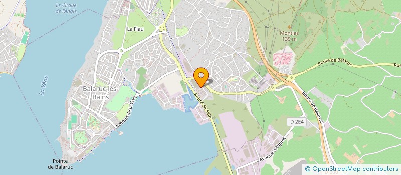 localisation de l'entreprise SCI CEDAL  BALARUC-LES-BAINS