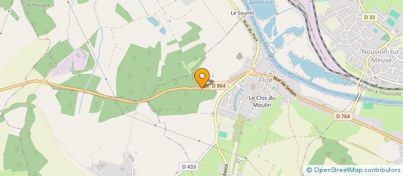 localisation de l'entreprise SCI CEDAMAC  FLIZE