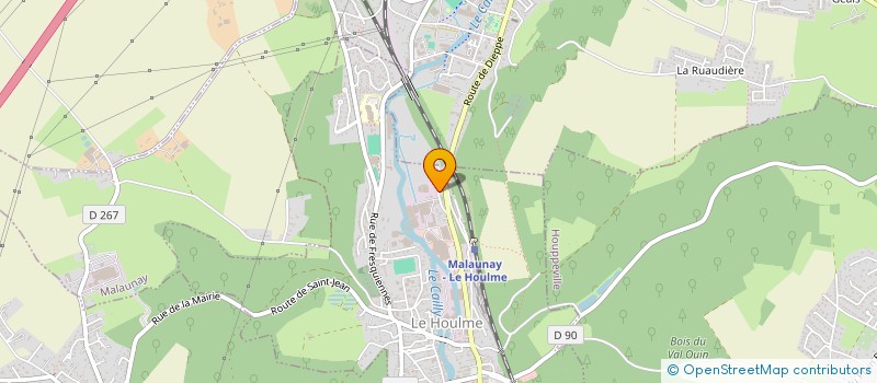 localisation de l'entreprise SCI CEDAR  LE HOULME