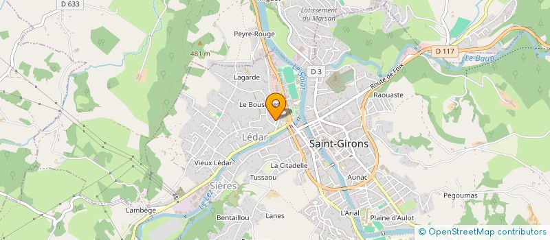 localisation de l'entreprise SCI CEDAR COURT à SAINT-GIRONS