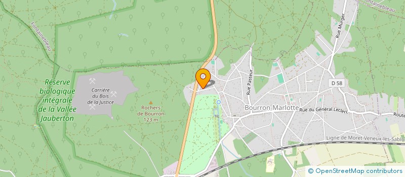 localisation de l'entreprise SCI CEDAR WOODS  BOURRON-MARLOTTE