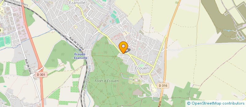 localisation de l'entreprise SCI CEDARD MORAND  ECOUEN