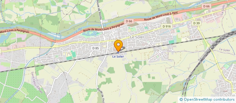 localisation de l'entreprise SCI CEDAUREL  LE SOLER