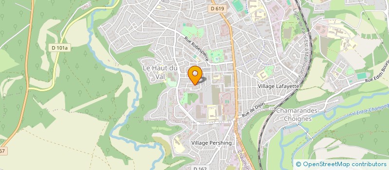 localisation de l'entreprise SCI CEDD à CHAUMONT