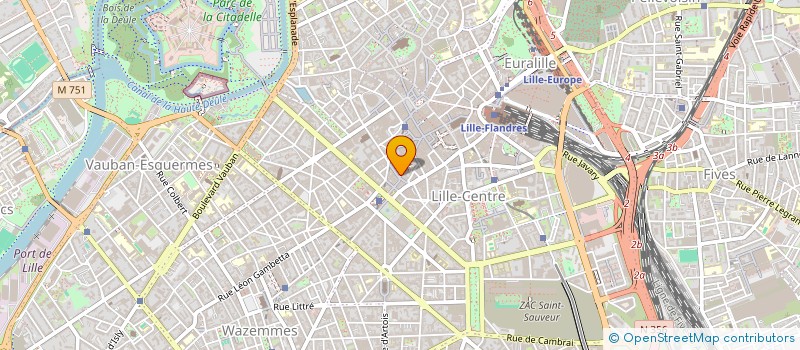 localisation de l'entreprise SCI CEDECA à LILLE