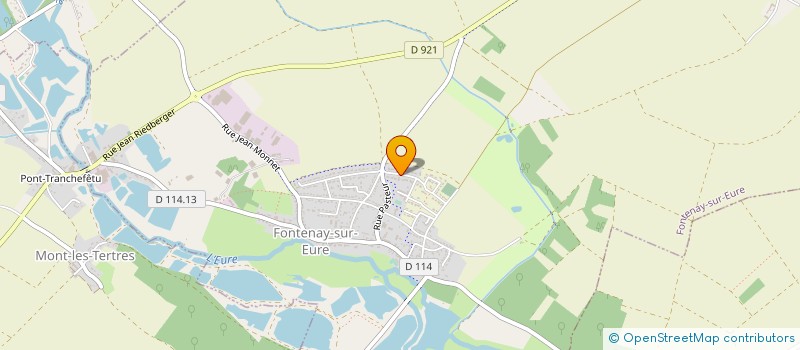 localisation de l'entreprise SCI CEDESTA à FONTENAY-SUR-EURE