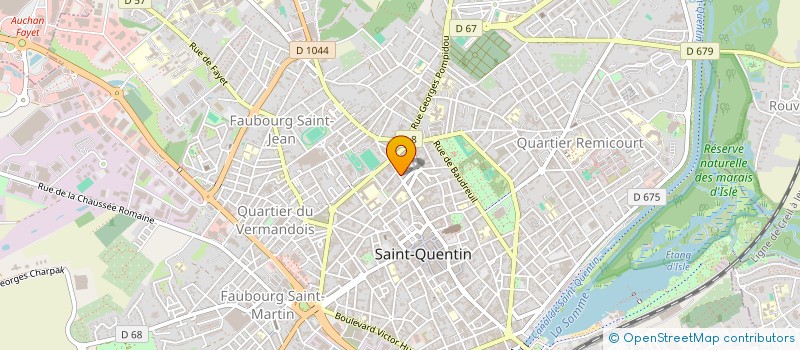 localisation de l'entreprise SCI CEDIA à SAINT-QUENTIN