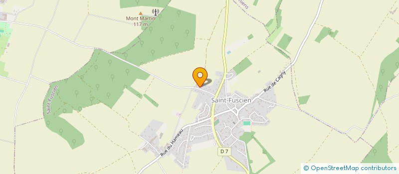 localisation de l'entreprise SCI CEDILE à SAINT-FUSCIEN