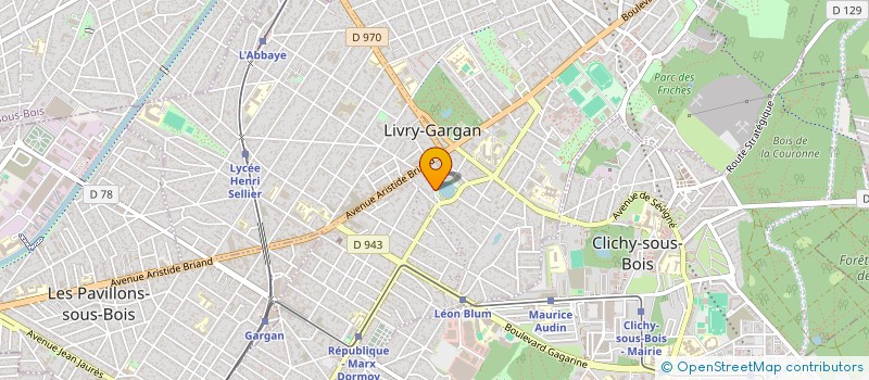 localisation de l'entreprise SCI CEDINA à LIVRY-GARGAN