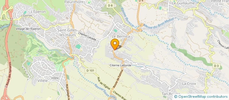 localisation de l'entreprise SCI CEDINA à SAINT-PAUL