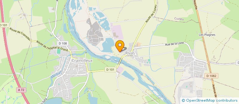 localisation de l'entreprise SCI CEDISA  RIVAS