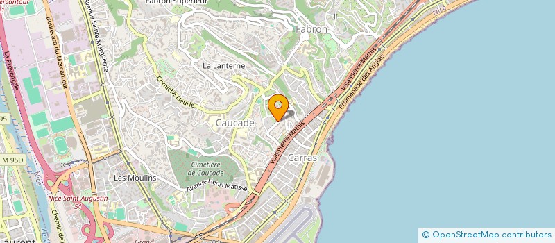 localisation de l'entreprise SCI CEDISY à NICE