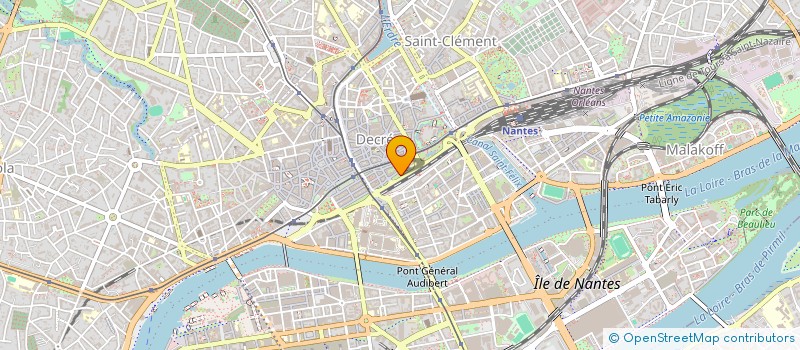 localisation de l'entreprise SCI CEDIWAN à NANTES