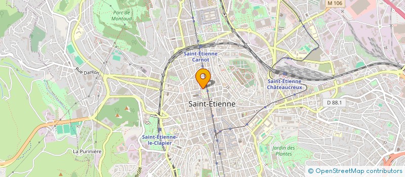 localisation de l'entreprise SCI CEDJ  SAINT-ETIENNE