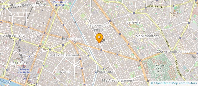 localisation de l'entreprise SCI CEDLA  PARIS