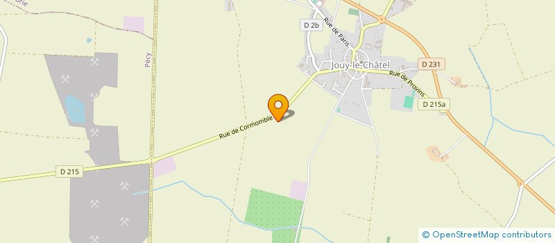 localisation de l'entreprise SCI CEDMAR à JOUY-LE-CHATEL