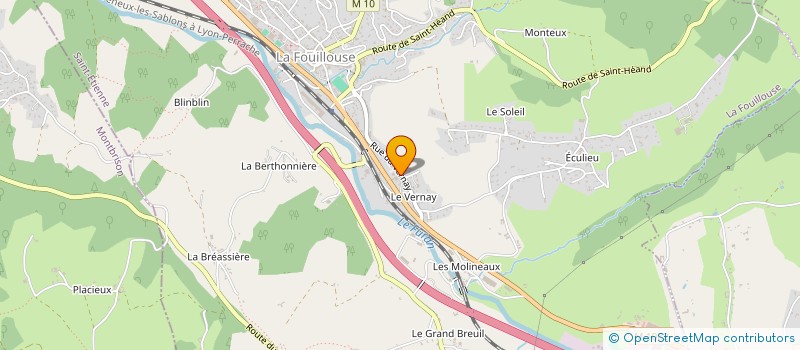 localisation de l'entreprise SCI CEDMI  LA FOUILLOUSE