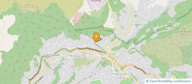 localisation de l'entreprise SCI CEDOM  CHATEAUNEUF-GRASSE