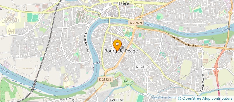 localisation de l'entreprise SCI CEDONA  BOURG-DE-PEAGE