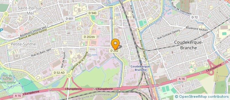 localisation de l'entreprise SCI CEDRE  COUDEKERQUE-BRANCHE